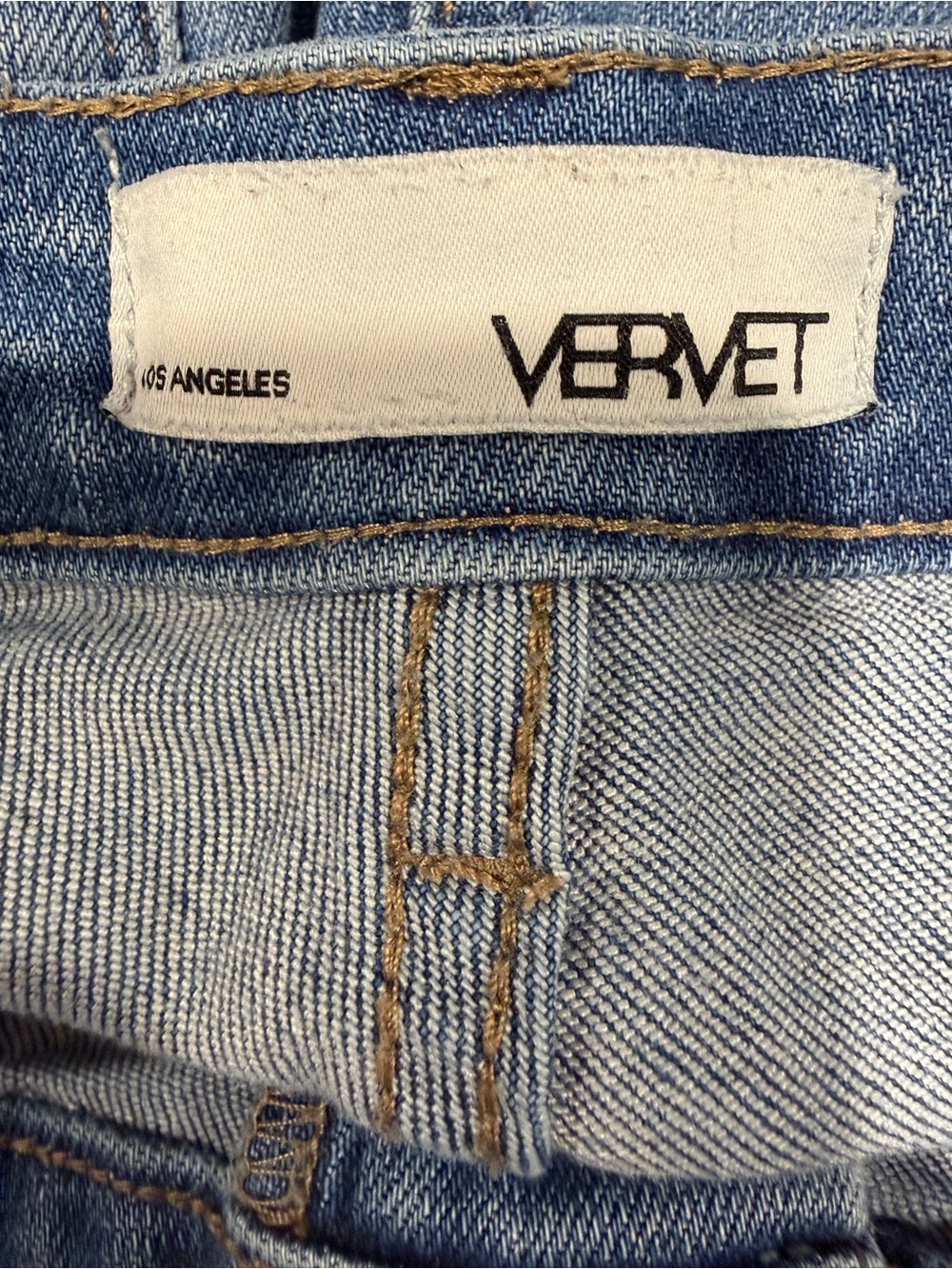 VERVET by Flying Monkey Jeans Women’s 26 Light Wash High Rise Slim Straight - Picture 11 of 12